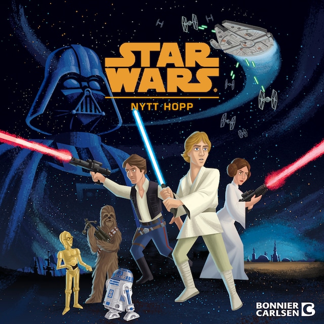 Book cover for Star Wars. Nytt hopp. Episod IV