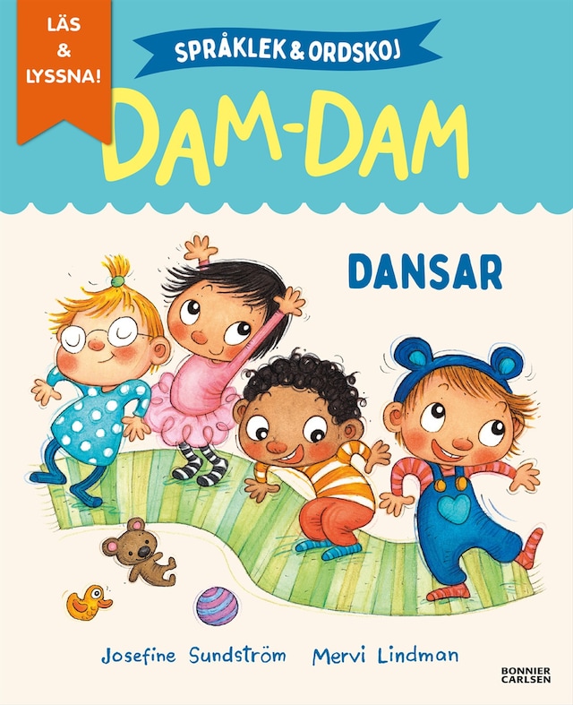 Book cover for Dansar. Språklek och ordskoj med Dam-Dam (e-bok + ljud)