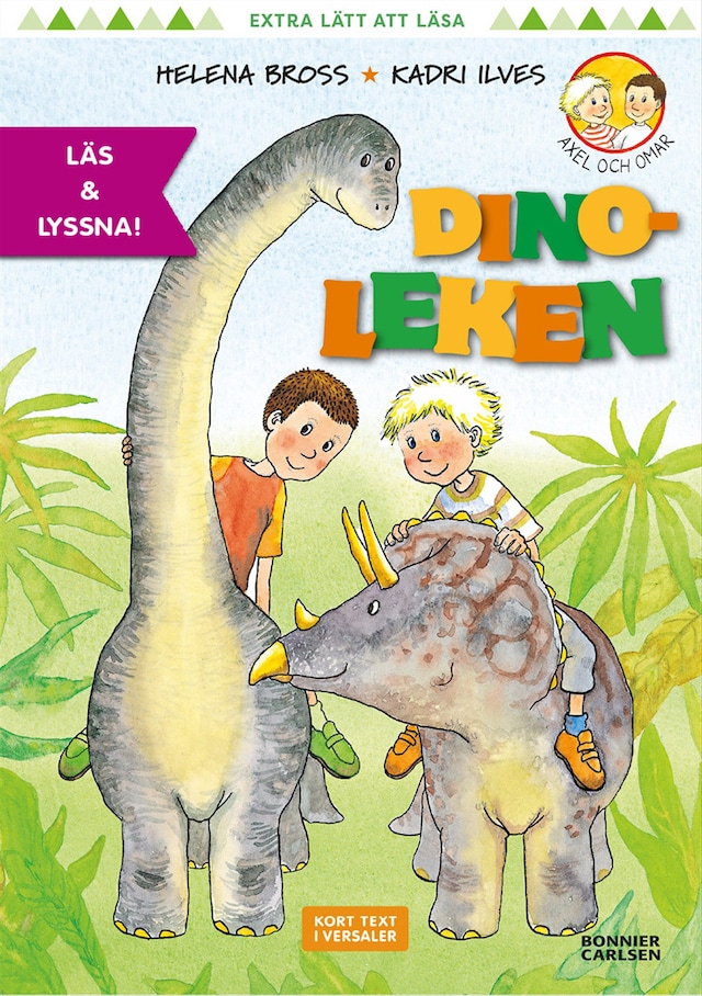 Couverture de livre pour Dinoleken (e-bok + ljud)