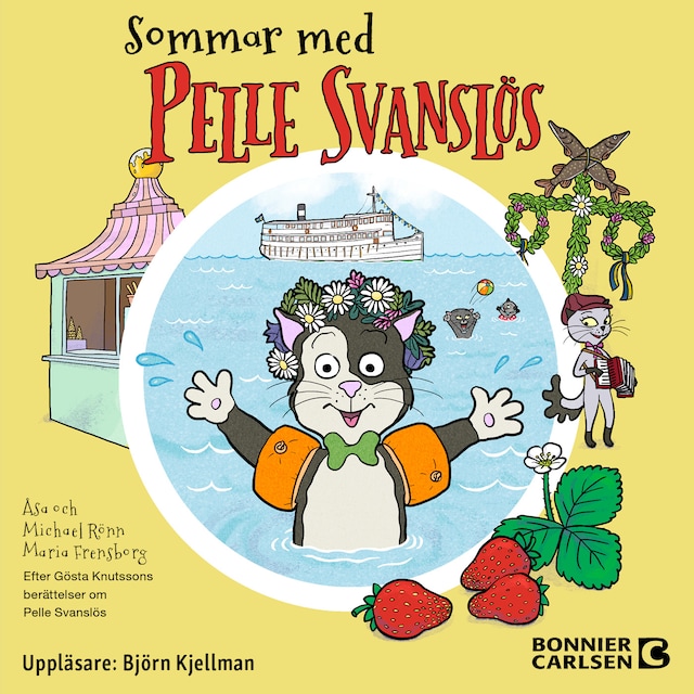 Book cover for Sommar med Pelle Svanslös. Samlingsvolym