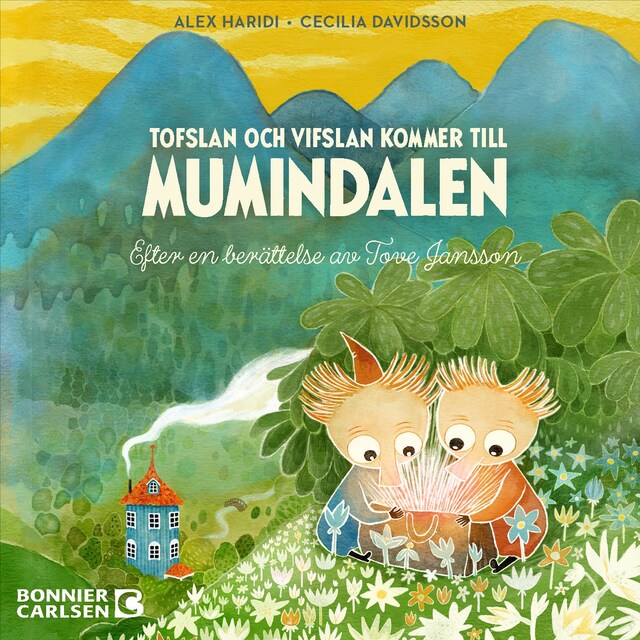 Book cover for Tofslan och Vifslan kommer till Mumindalen