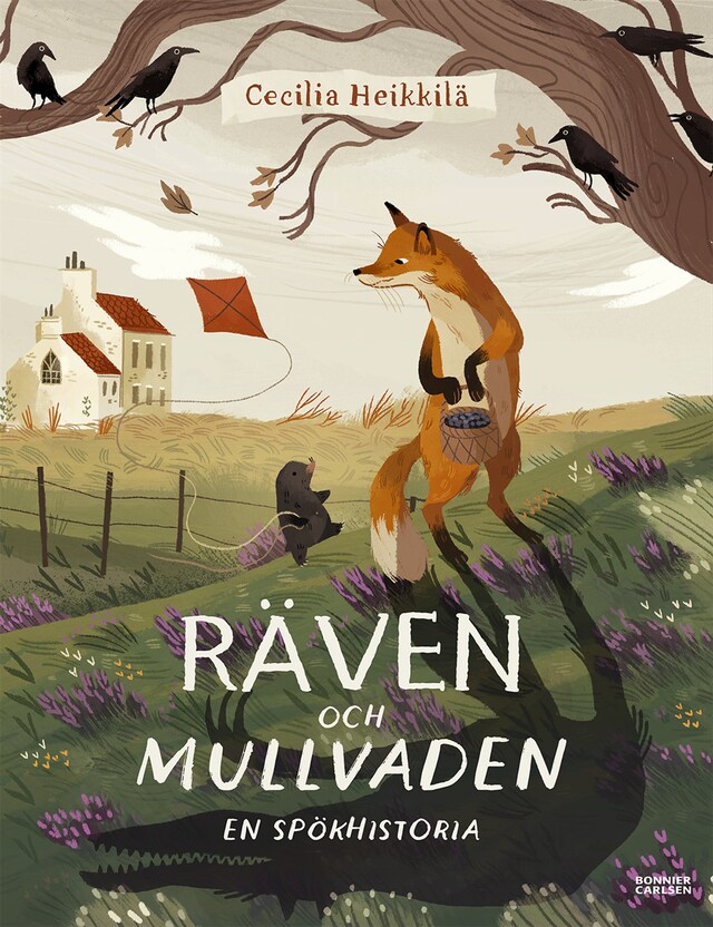 Book cover for Räven och mullvaden. En spökhistoria