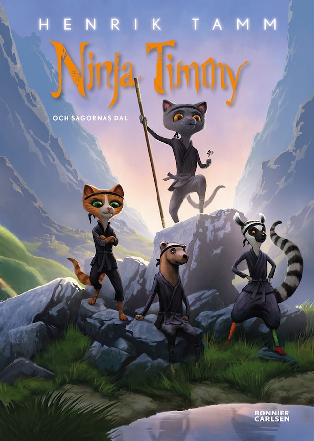 Kirjankansi teokselle Ninja Timmy och sagornas dal