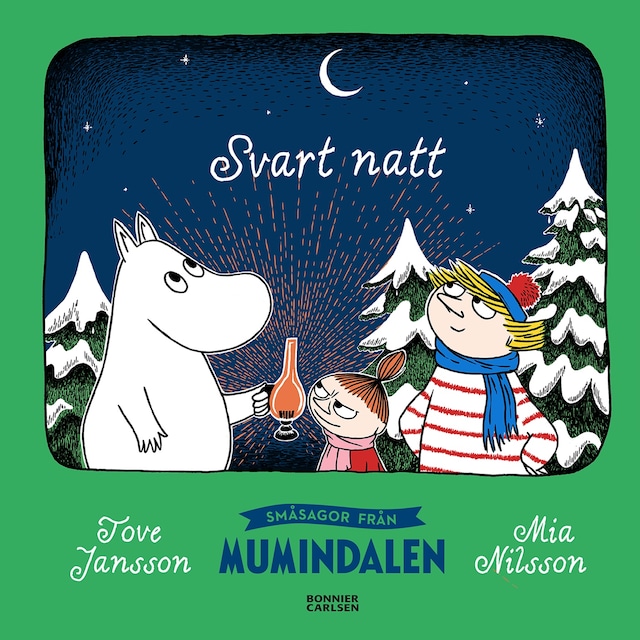 Book cover for Småsagor från Mumindalen. Svart natt