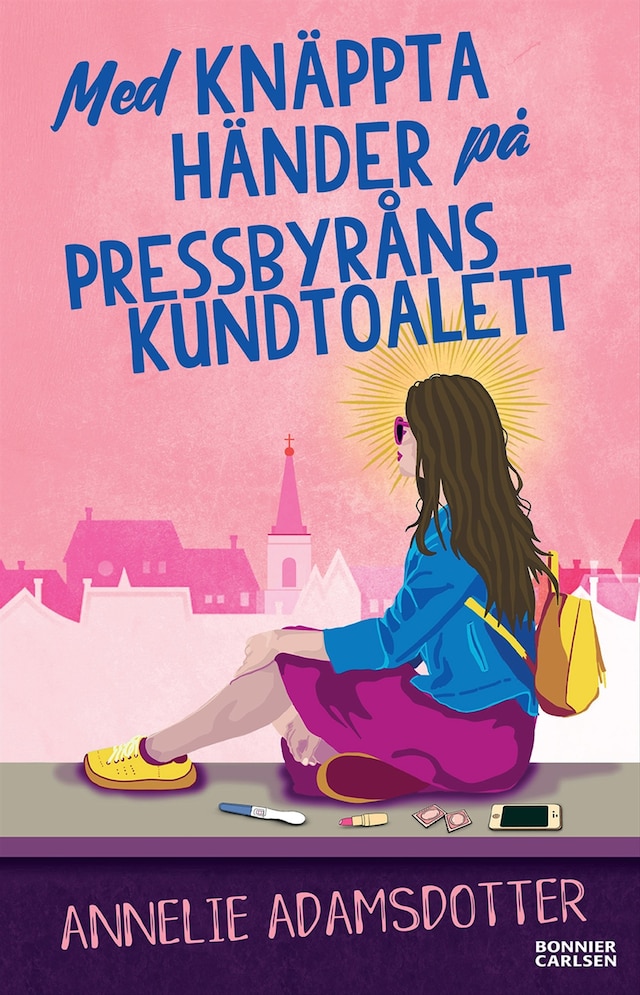 Okładka książki dla Med knäppta händer på Pressbyråns kundtoalett