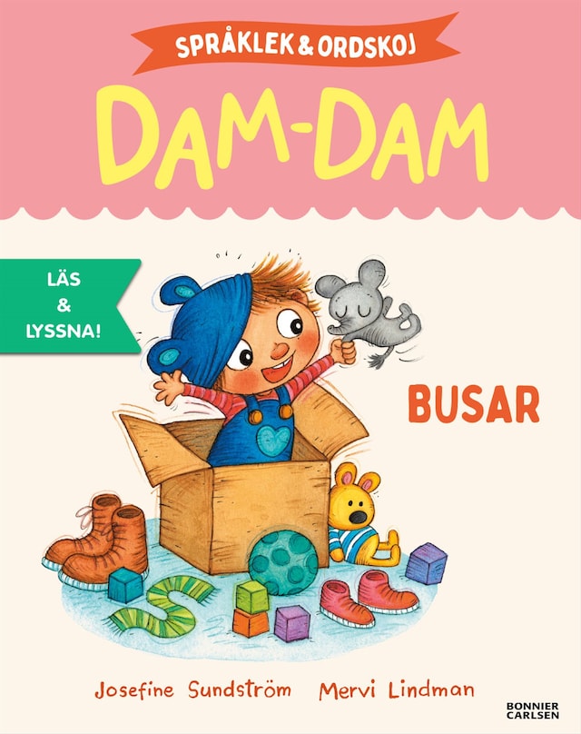 Book cover for Busar. Språklek och ordskoj med Dam-Dam. (e-bok + ljud)