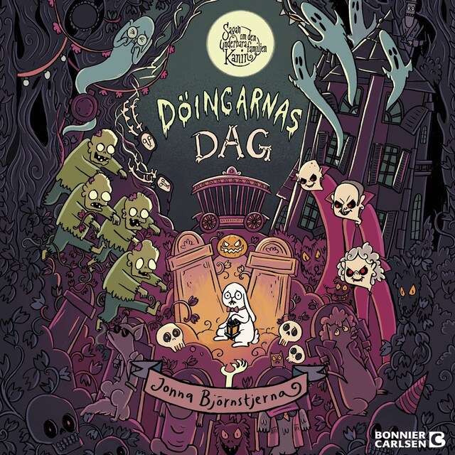 Book cover for Sagan om den underbara familjen Kanin och Döingarnas dag