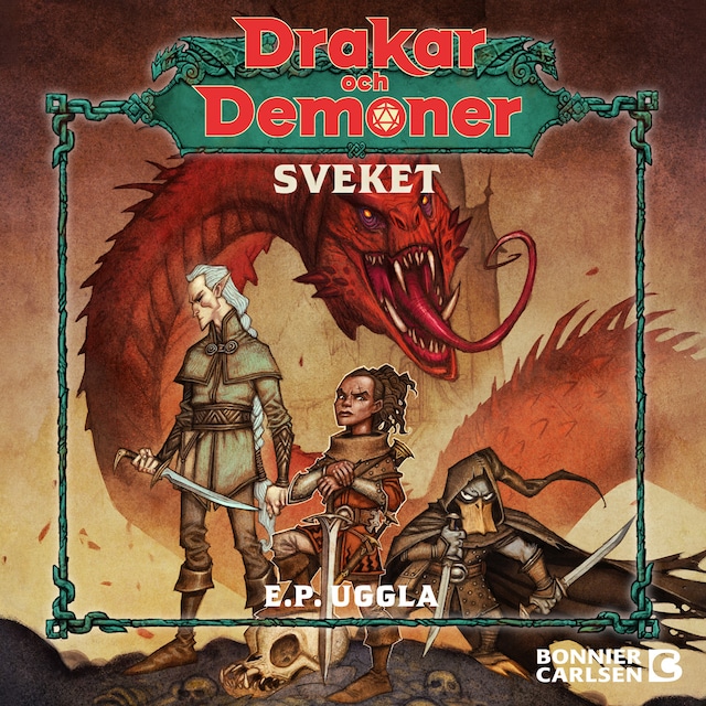 Book cover for Drakar och Demoner. Sveket