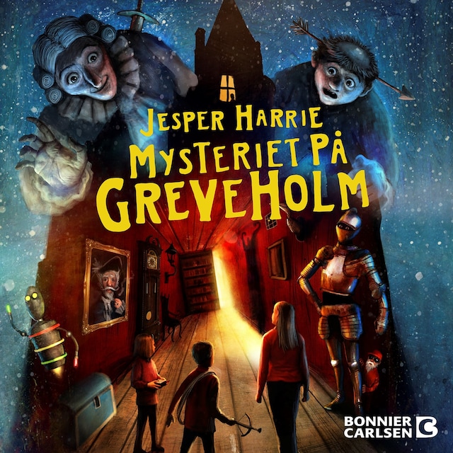 Buchcover für Mysteriet på Greveholm