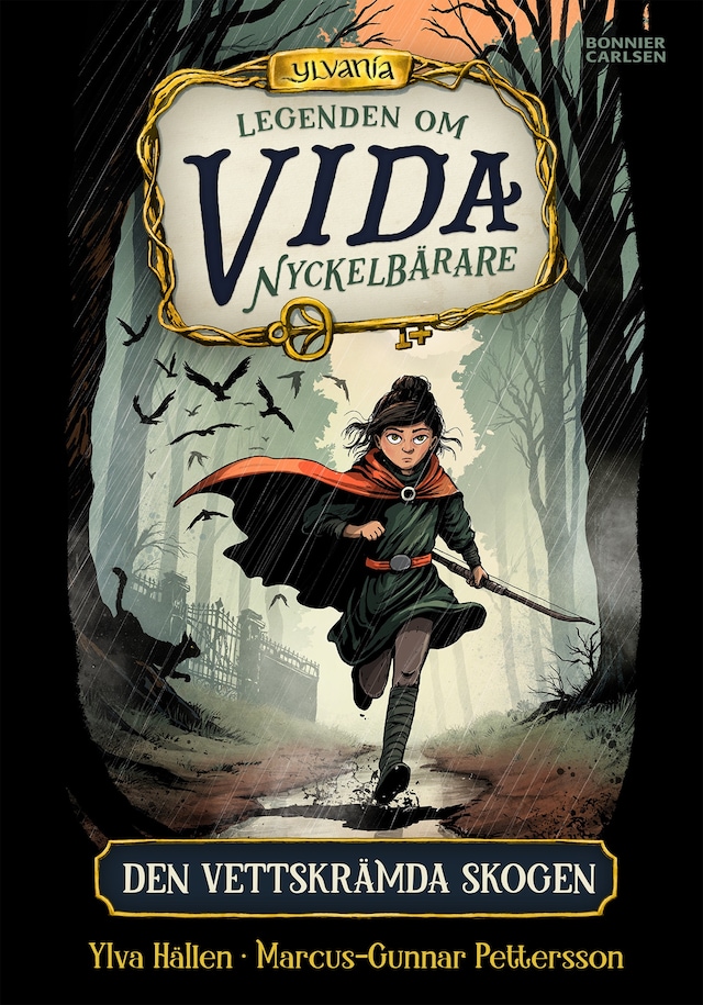 Book cover for Den vettskrämda skogen