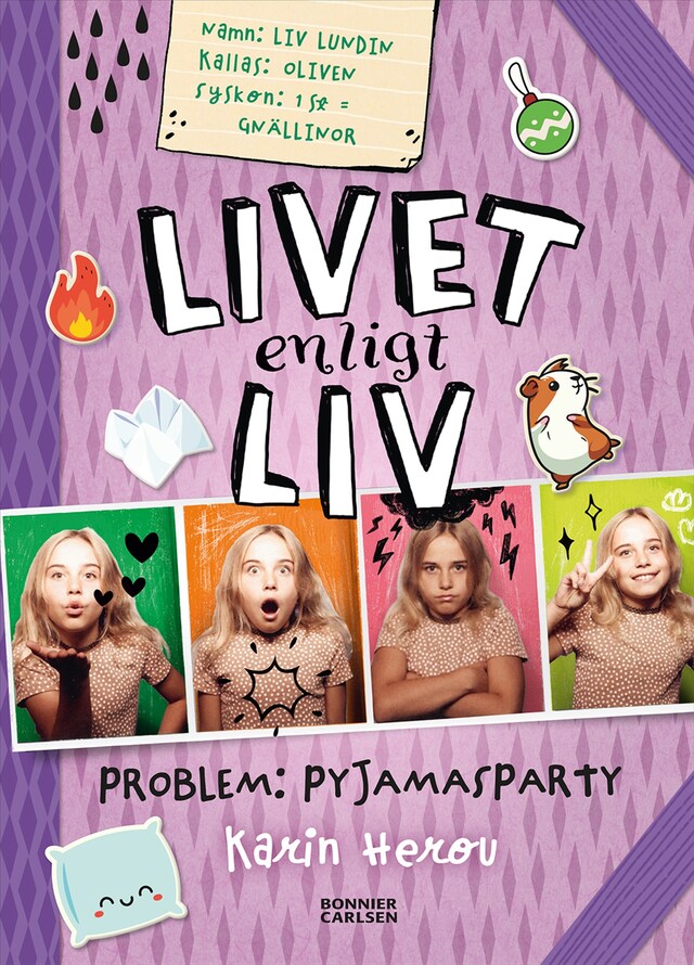 Problem: Pyjamasparty Bokomslag för Problem: Pyjamasparty