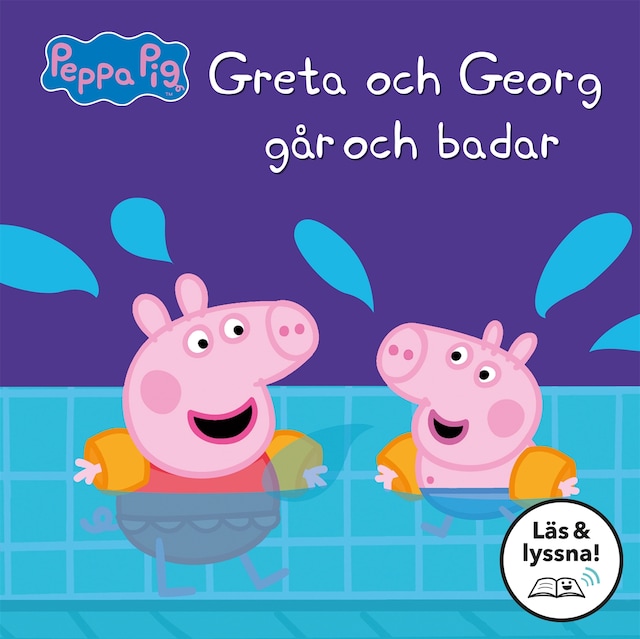 Book cover for Greta och Georg går och badar : Läs & lyssna