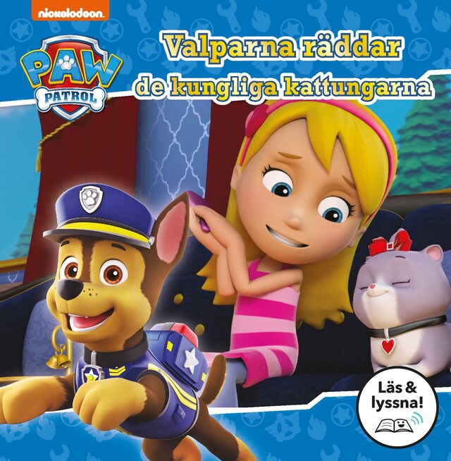 Portada de libro para Valparna räddar de kungliga kattungarna (Läs & lyssna)