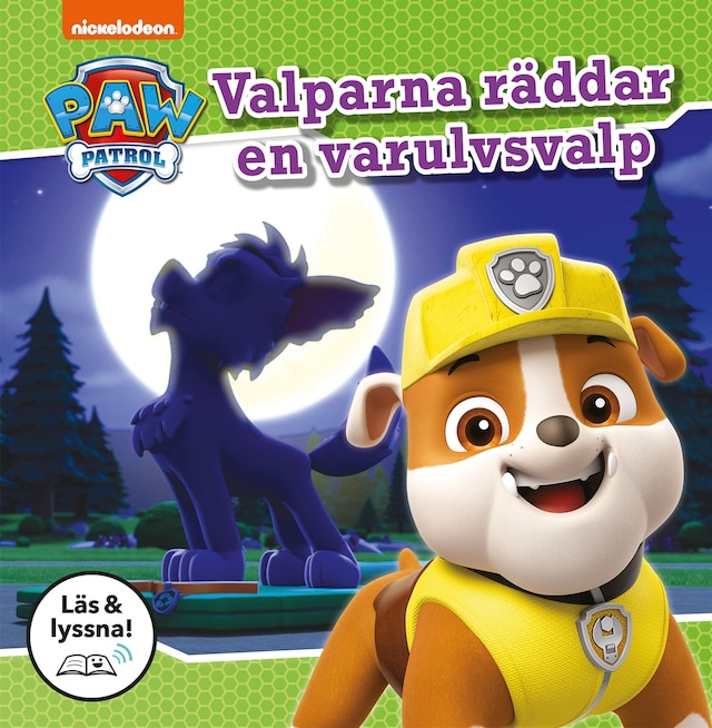 Book cover for Valparna räddar en varulvsvalp (Läs & lyssna)