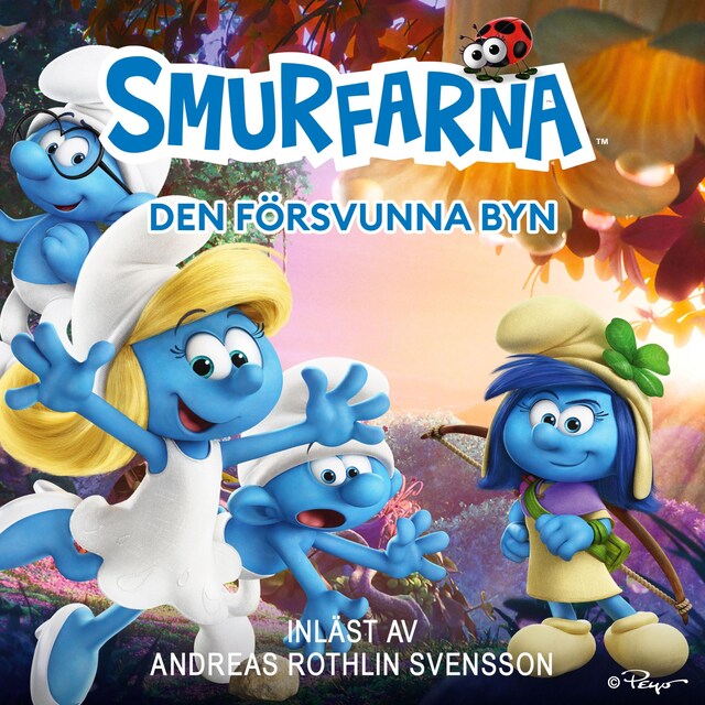 Kirjankansi teokselle Smurfarna: Den försvunna byn