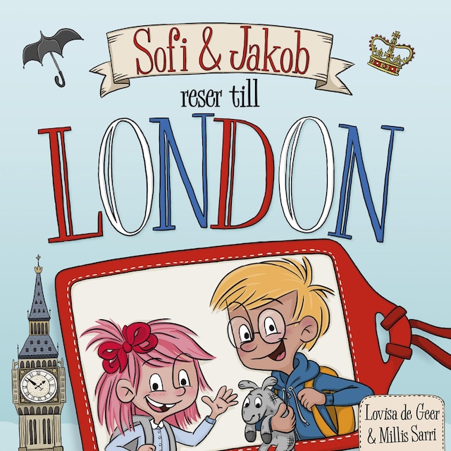 Book cover for Sofi och Jakob reser till London