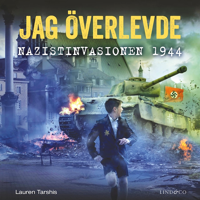 Kirjankansi teokselle Jag överlevde nazistinvasionen 1944