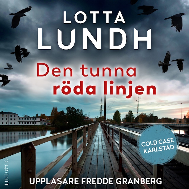 Couverture de livre pour Den tunna röda linjen