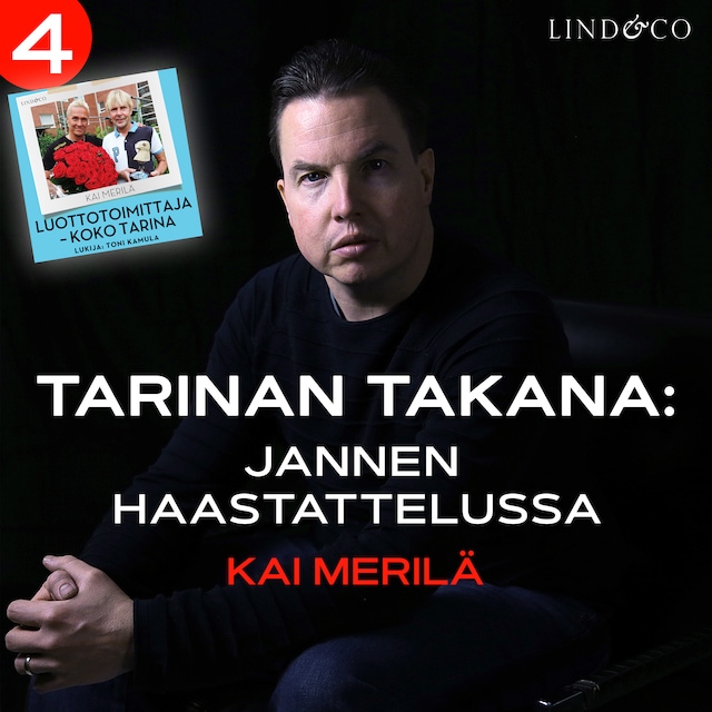 Okładka książki dla Tarinan takana: Jannen haastattelussa Kai Merilä