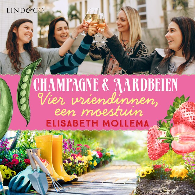 Copertina del libro per Champagne en aardbeien