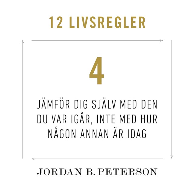 Okładka książki dla Regel 4: Jämför dig själv med den du var igår, inte med hur någon annan är idag