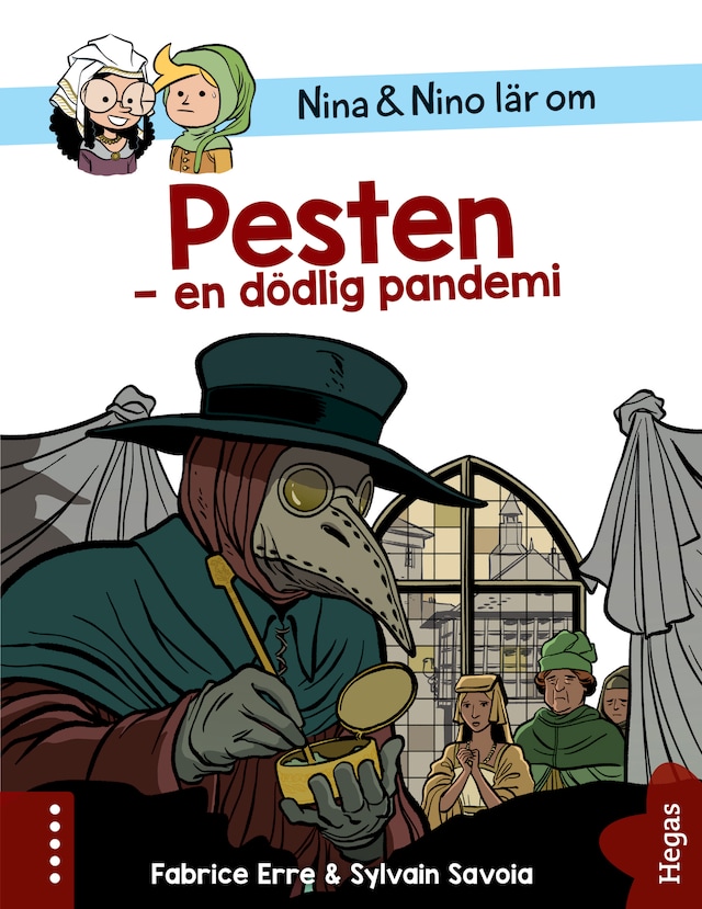 Book cover for Nina och Nino lär om Pesten