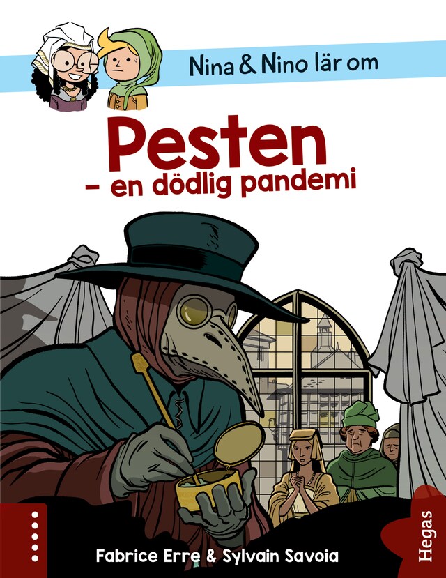 Book cover for Nina och Nino lär om Pesten