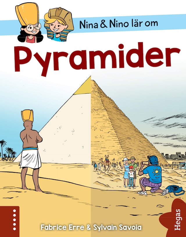 Okładka książki dla Nina och Nino lär om Pyramider