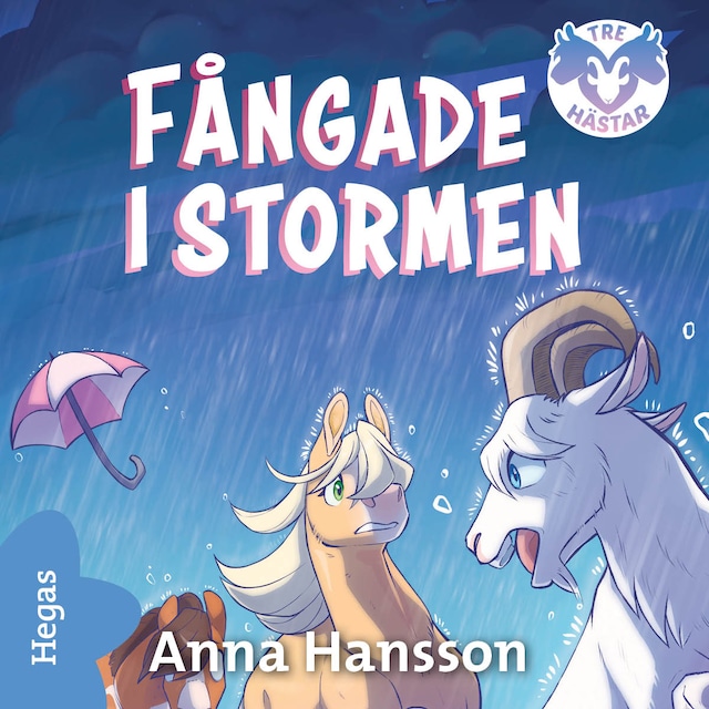 Book cover for Fångad i stormen