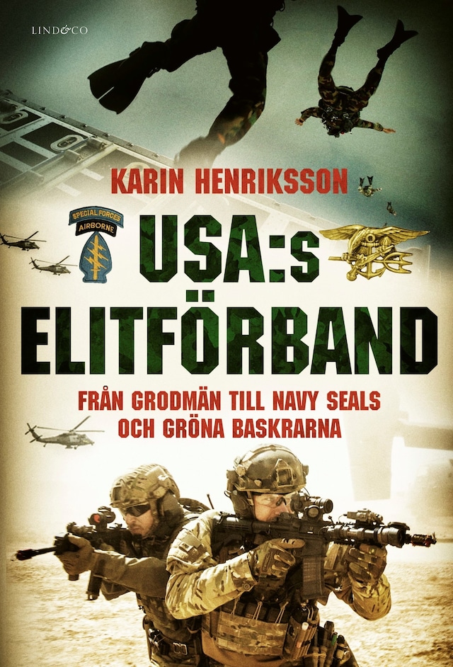 Book cover for USA:s elitförband: Från grodmän till Navy Seals och Gröna baskrarna