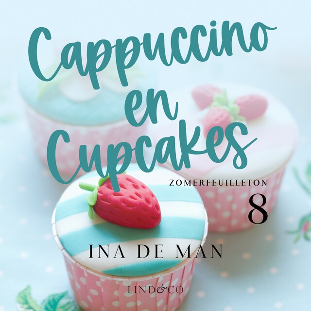 Portada de libro para Cappuccino en cupcakes - deel 8