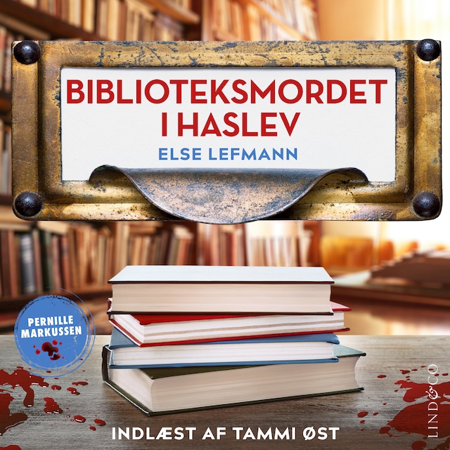 Buchcover für Biblioteksmordet i Haslev