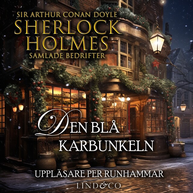 Okładka książki dla Den blå karbunkeln (Sherlock Holmes samlade bedrifter)