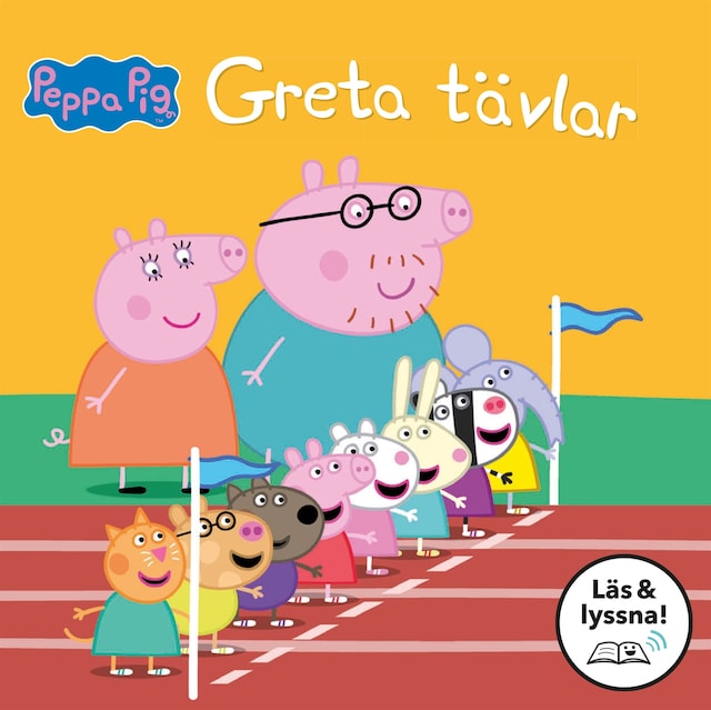 Book cover for Greta tävlar (Läs & lyssna)