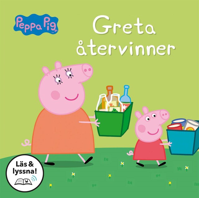 Couverture de livre pour Greta återvinner (Läs & lyssna)