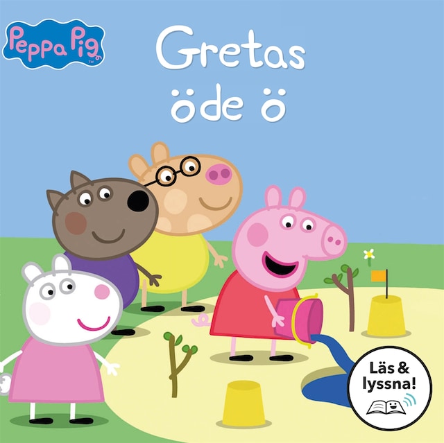 Copertina del libro per Gretas öde ö (Läs & lyssna)