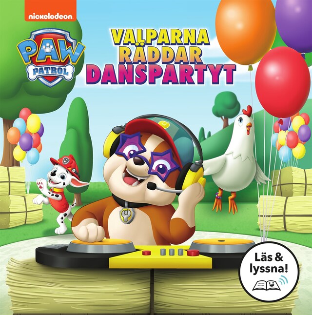 Copertina del libro per Paw Patrol. Valparna räddar danspartyt