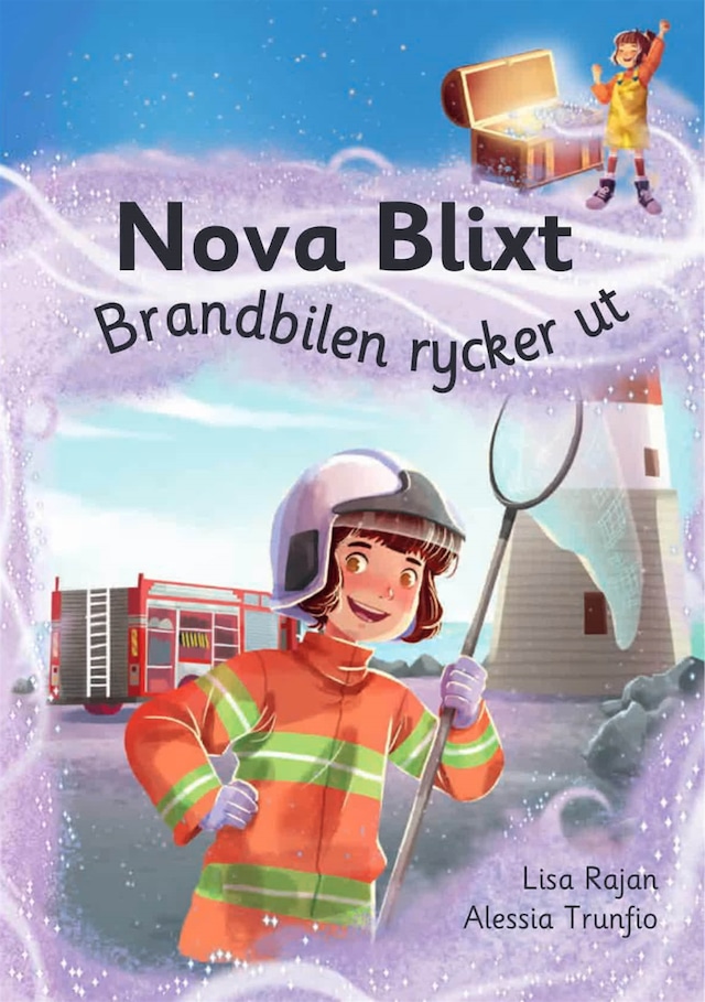 Book cover for Nova Blixt : Brandbilen rycker ut