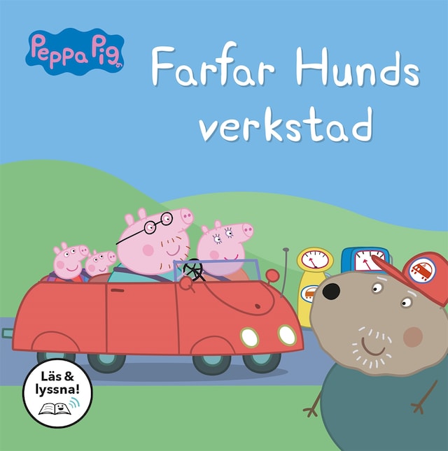 Boekomslag van Greta Gris - Farfar hunds verkstad (Läs & lyssna)