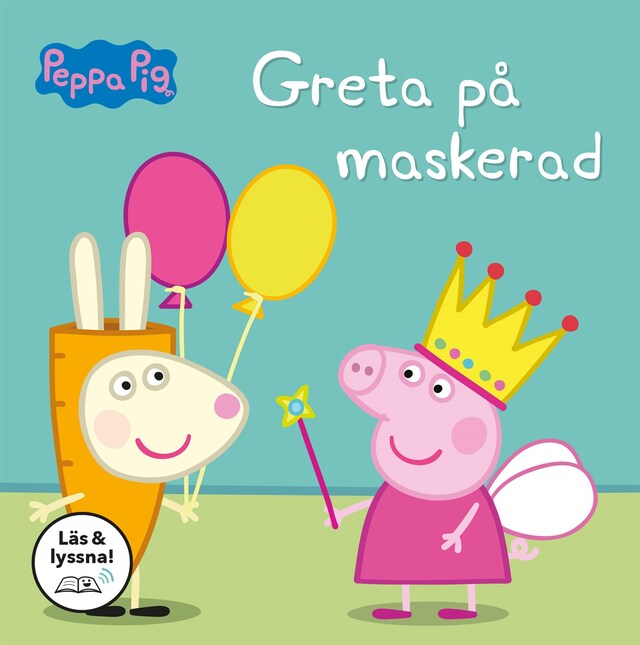 Bogomslag for Greta Gris - Greta på maskerad (Läs & lyssna)