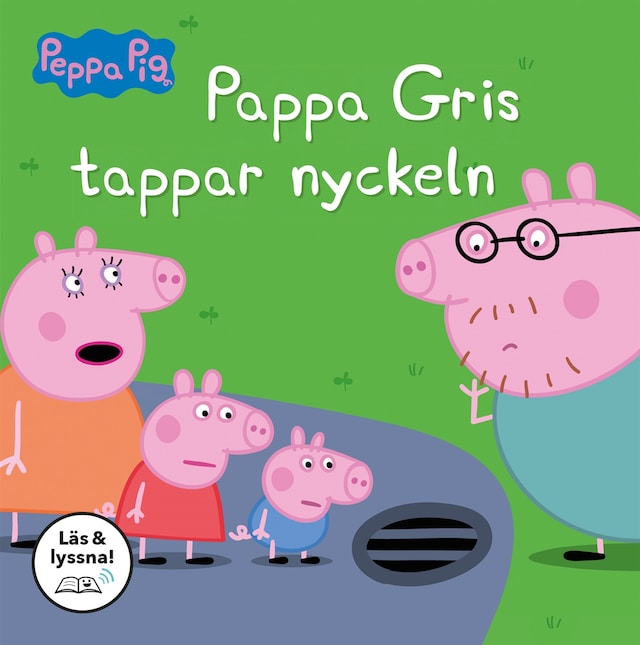 Book cover for Pappa Gris tappar nyckeln (Läs & lyssna)