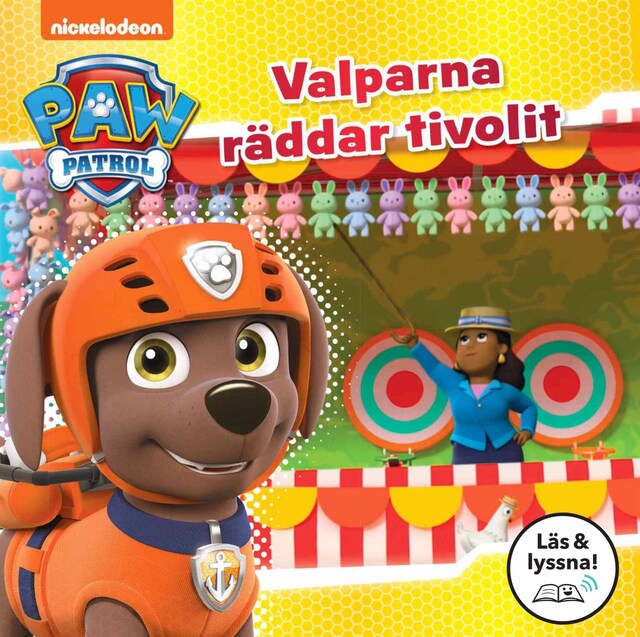 Bogomslag for Paw Patrol: Valparna räddar tivolit (Läs & lyssna)