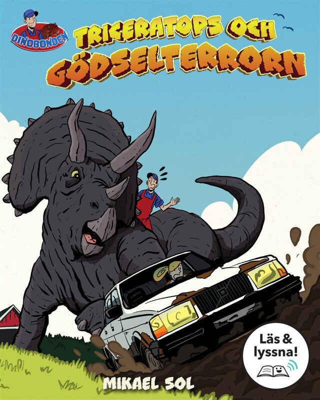 Bokomslag för Triceratops och gödselterrorn (Läs & Lyssna)