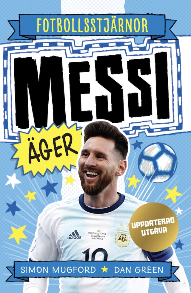 Copertina del libro per Messi äger (uppdaterad utgåva)