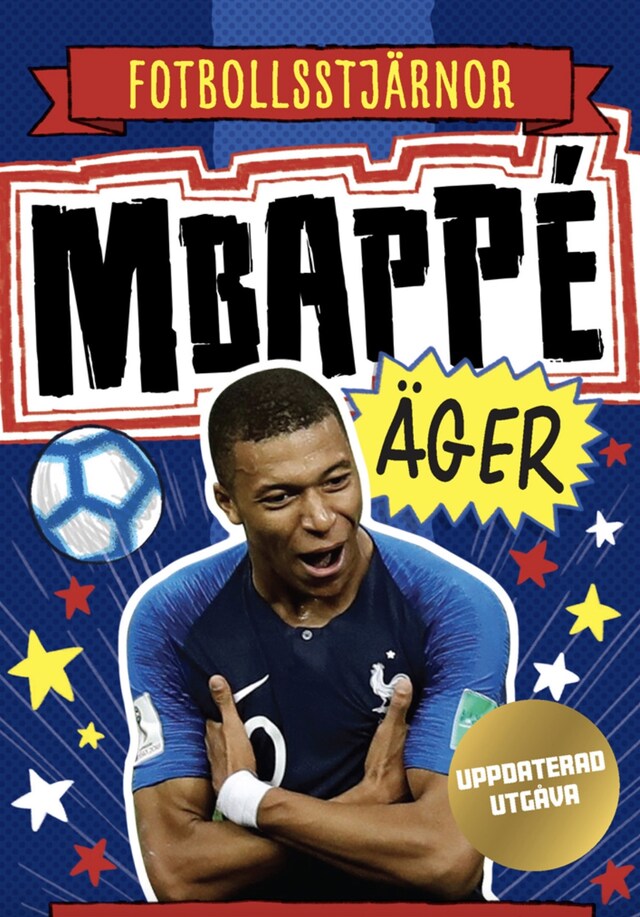 Portada de libro para Mbappé äger (uppdaterad utgåva)