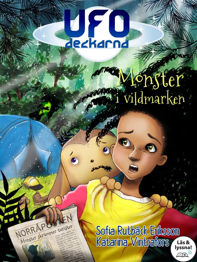 Couverture de livre pour Monster i vildmarken (Läs & Lyssna)