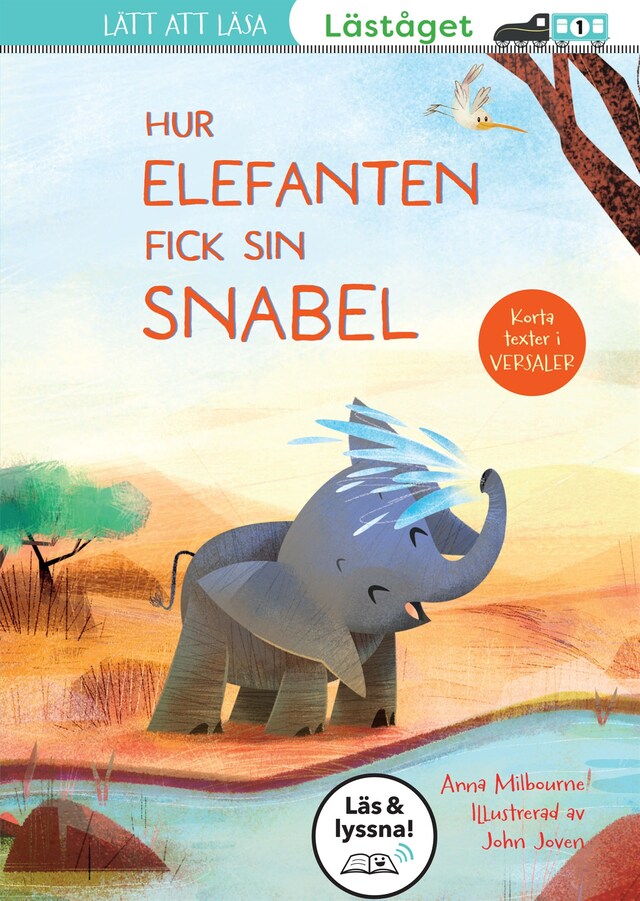 Bokomslag för Hur elefanten fick sin snabel (Läs & lyssna)