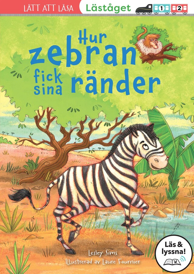 Couverture de livre pour Hur zebran fick sina ränder (Läs & lyssna)