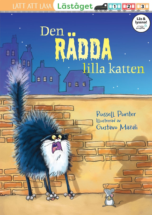 Book cover for Den rädda lilla katten (Läs & lyssna)