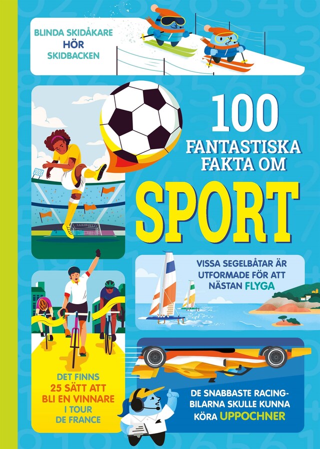 Couverture de livre pour 100 fantastiska fakta om sport